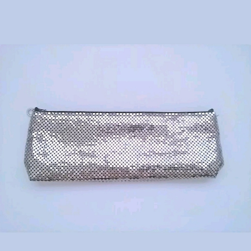 Whiting And Davis Silver Mesh Clutch - image 1